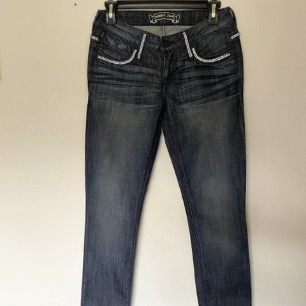 Women Robin's Jean 'Nat' w/ Crystals - Size 25